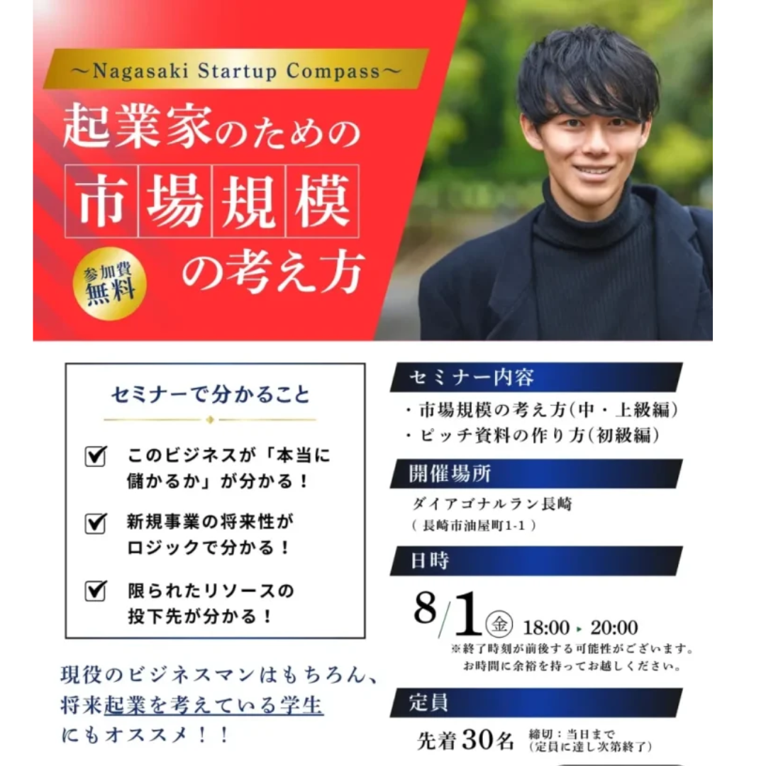 ~Nagasaki Startup Compuss~　起業家のための市場規模の考え方